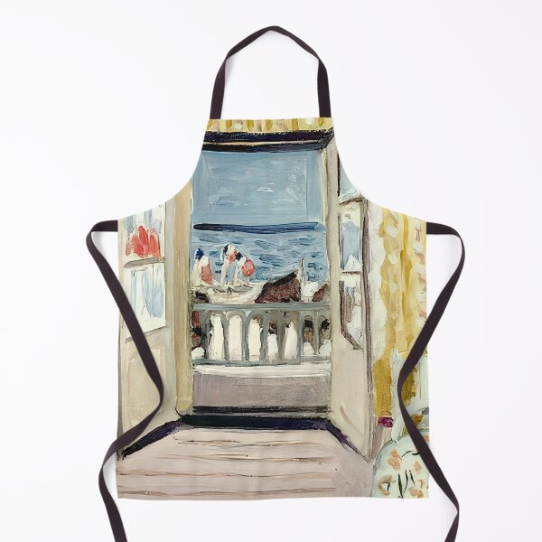 Item preview, Interior july 14th etretat 1920 designed and sold by VeilOfPigments.