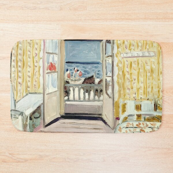 Item preview, Interior july 14th etretat 1920 designed and sold by VeilOfPigments.