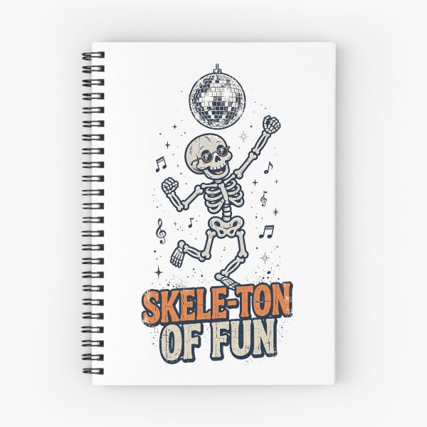 Item preview, Funny Dancing Skeleton Halloween T-Shirt designed and sold by Worn and Witty.