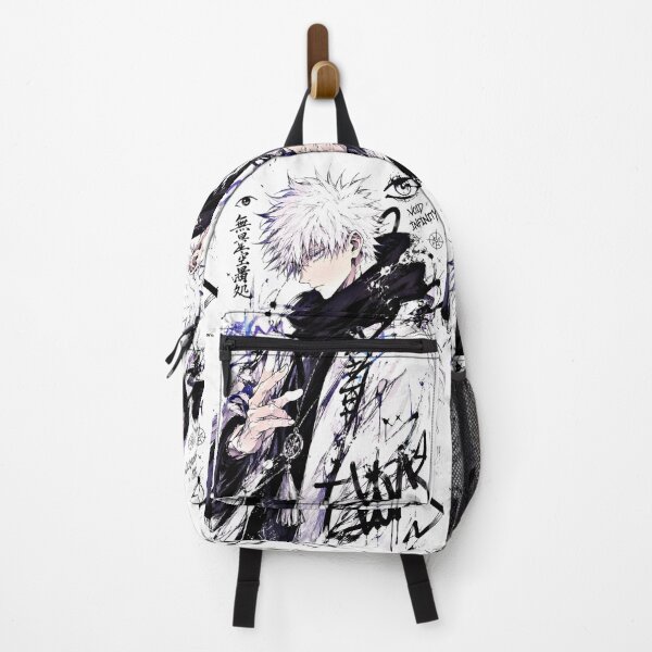 Item preview, White Haired Anime Warrior – Dark Black and White Fantasy Character Art designed and sold by Dyan4.