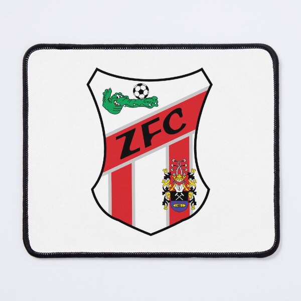 Item preview, ZFC Meuselwitz Crocodile Coat of Arms Football Badge designed and sold by Klaus  C Bar.