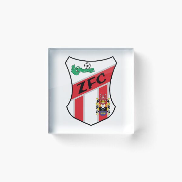 Item preview, ZFC Meuselwitz Crocodile Coat of Arms Football Badge designed and sold by Klaus  C Bar.