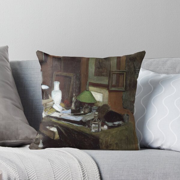 Item preview, Interior with a top hat 1896 designed and sold by VeilOfPigments.