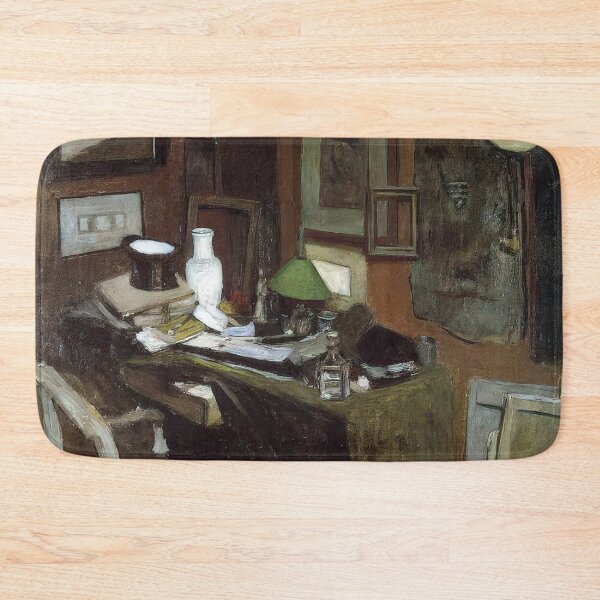 Item preview, Interior with a top hat 1896 designed and sold by VeilOfPigments.