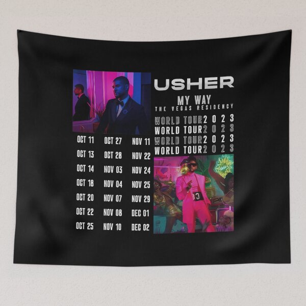 Item preview, Vintage Usher Pop Albums Music Singer Tour designed and sold by HavocZigzags.