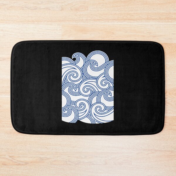 Item preview, Stylized Ocean Waves Pattern Graphic designed and sold by wyrichbosle.