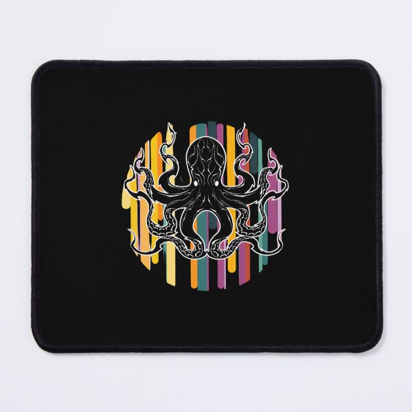 Item preview, Stylized Octopus Graphic with Colorful Stripes designed and sold by sotospor.