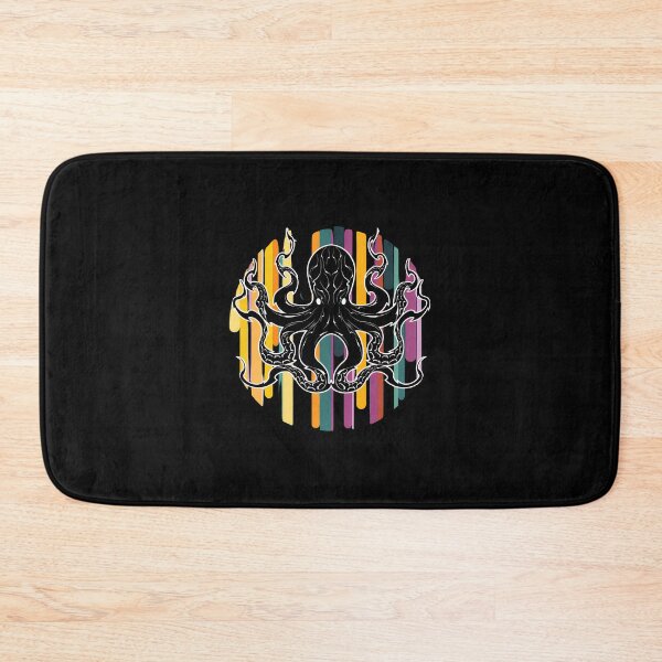 Item preview, Stylized Octopus Graphic with Colorful Stripes designed and sold by sotospor.
