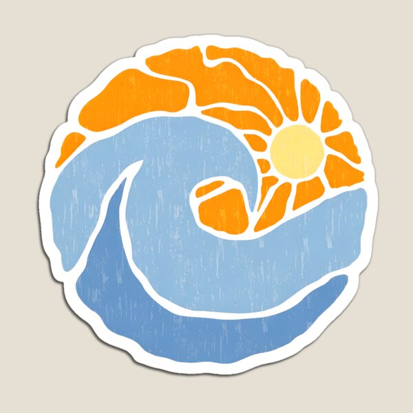 Item preview, Sun and Wave Circle Design designed and sold by lamercarv.
