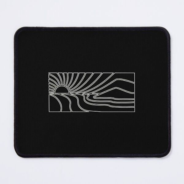Item preview, Sunrise Landscape Line Art Minimalist Design designed and sold by andrasmar.