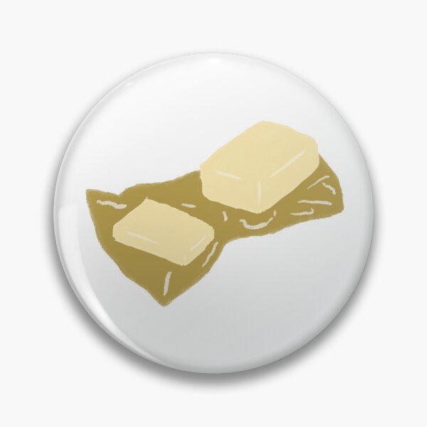 Item preview, Fresh Dairy Butter Pats On Paper designed and sold by raun.draw.