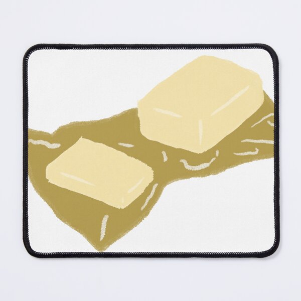 Item preview, Fresh Dairy Butter Pats On Paper designed and sold by raun.draw.