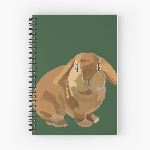 Item preview, Holland Lop Orange Rabbit Illustration designed and sold by tayaan.