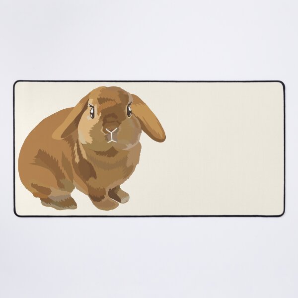 Item preview, Holland Lop Orange Rabbit Illustration designed and sold by tayaan.