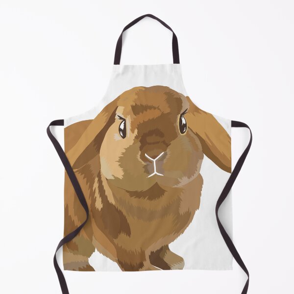 Item preview, Holland Lop Orange Rabbit Illustration designed and sold by tayaan.
