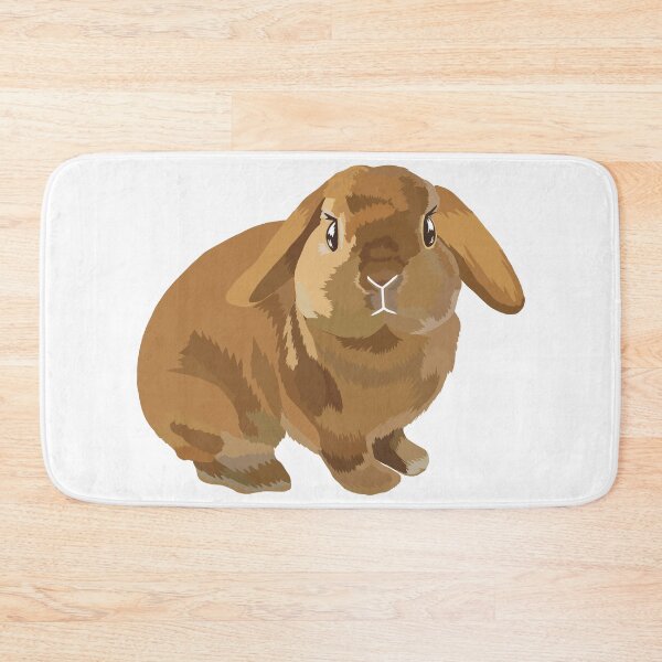 Item preview, Holland Lop Orange Rabbit Illustration designed and sold by tayaan.