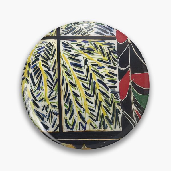 Item preview, Interior with egyptian curtain 1948 designed and sold by VeilOfPigments.