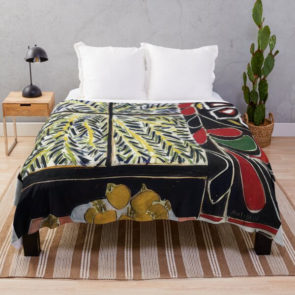 Item preview, Interior with egyptian curtain 1948 designed and sold by VeilOfPigments.