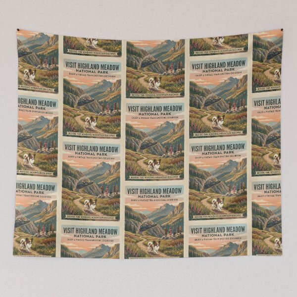 Item preview, Papillon Train Spotter designed and sold by PictoVibe.