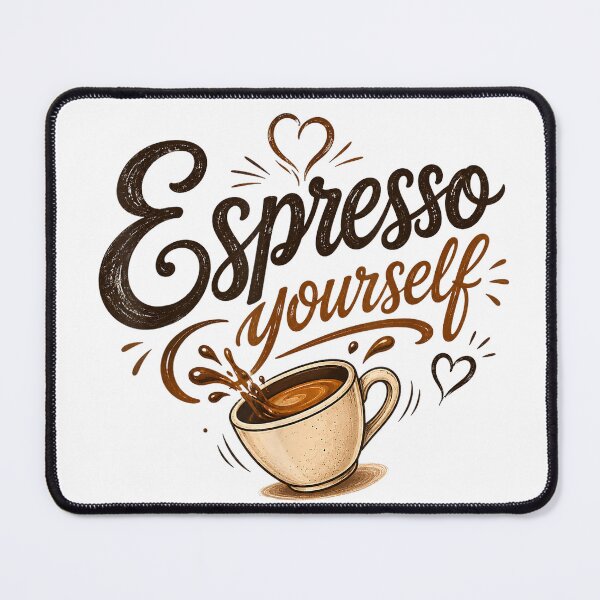 Item preview, Espresso Yourself Coffee Lover T-Shirt designed and sold by Magoya Store ⭐⭐⭐⭐⭐.