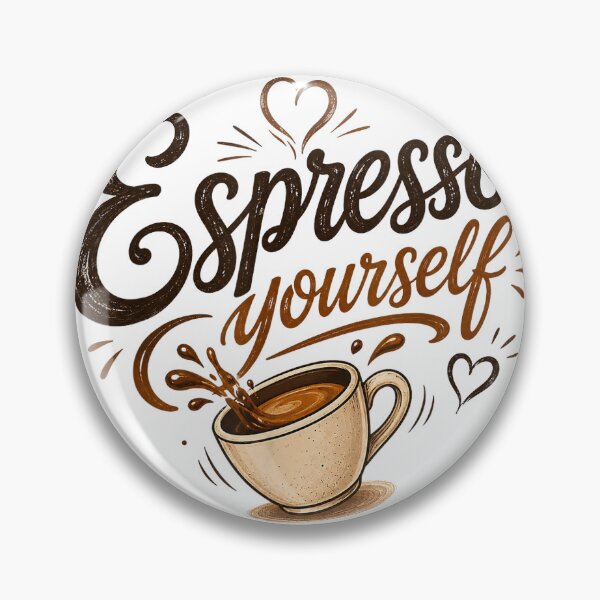 Item preview, Espresso Yourself Coffee Lover T-Shirt designed and sold by Magoya Store ⭐⭐⭐⭐⭐.