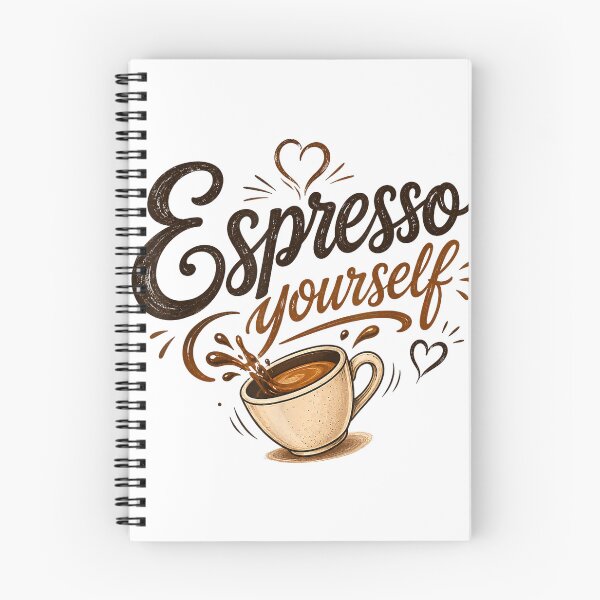 Item preview, Espresso Yourself Coffee Lover T-Shirt designed and sold by Magoya Store ⭐⭐⭐⭐⭐.