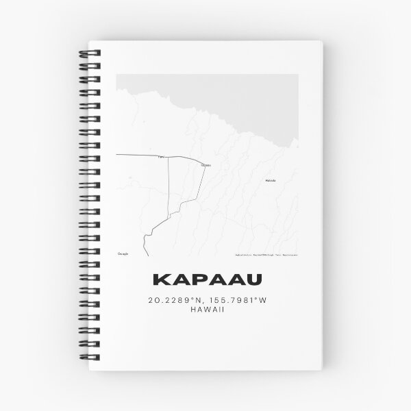 Item preview, Kapaau Hawaii Map | Minimalist North Kohala Big Island Design designed and sold by RM-Journey.