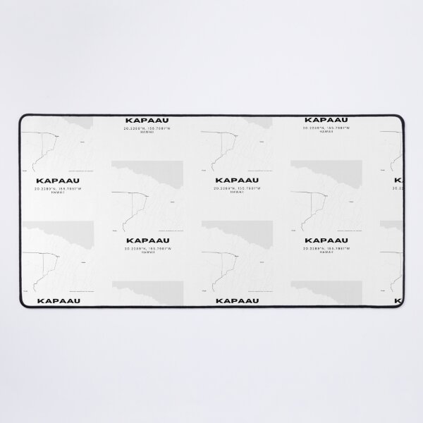 Item preview, Kapaau Hawaii Map | Minimalist North Kohala Big Island Design designed and sold by RM-Journey.