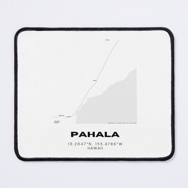 Item preview, Pahala Hawaii Map | Minimalist Kaʻu Big Island Location Design designed and sold by RM-Journey.