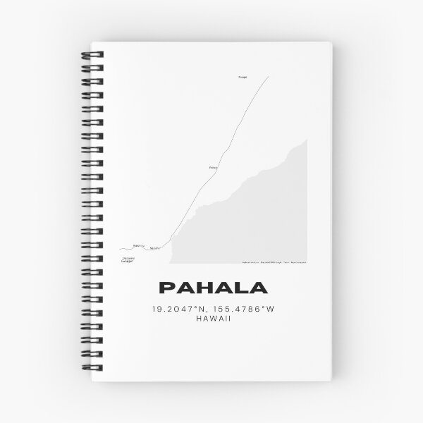 Item preview, Pahala Hawaii Map | Minimalist Kaʻu Big Island Location Design designed and sold by RM-Journey.