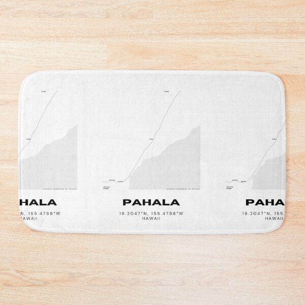 Item preview, Pahala Hawaii Map | Minimalist Kaʻu Big Island Location Design designed and sold by RM-Journey.