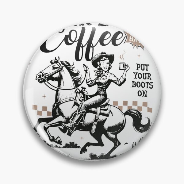 Item preview, Drink Some Coffee Put Your Boots On Handle It Funny Cowgirl T-Shirt designed and sold by Badriiiii.