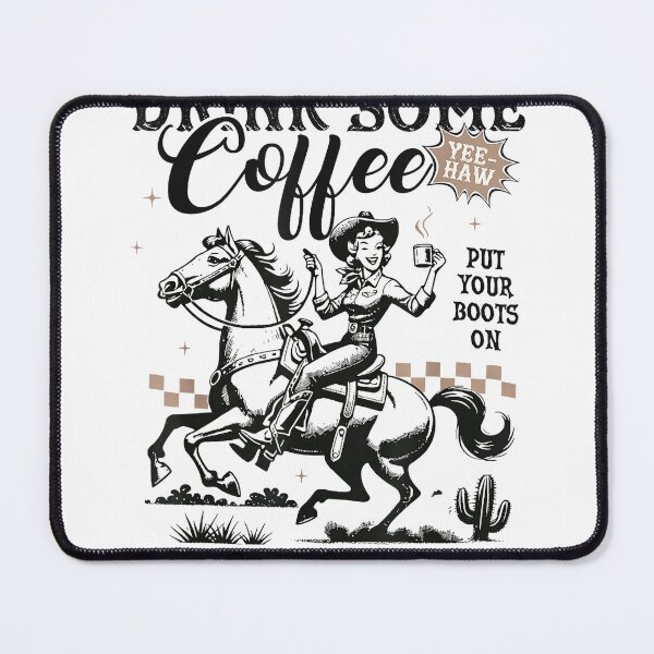 Item preview, Drink Some Coffee Put Your Boots On Handle It Funny Cowgirl T-Shirt designed and sold by Badriiiii.
