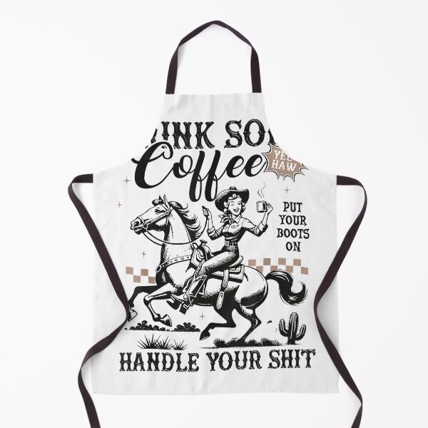 Item preview, Drink Some Coffee Put Your Boots On Handle It Funny Cowgirl T-Shirt designed and sold by Badriiiii.