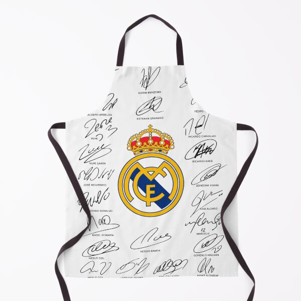 Item preview, Real Madrid Autographs Crest Football Legends designed and sold by Sharksito.