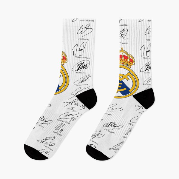 Item preview, Real Madrid Autographs Crest Football Legends designed and sold by Sharksito.