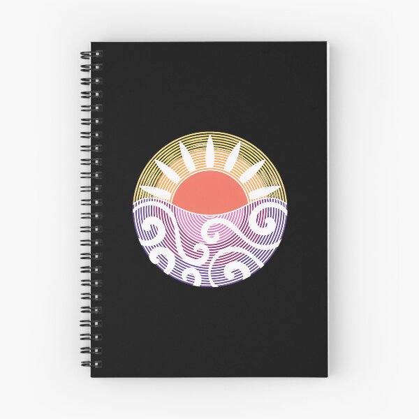 Item preview, Sunrise Over Swirling Ocean Waves Art designed and sold by helencacu.