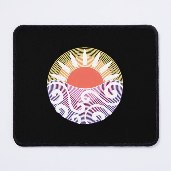 Item preview, Sunrise Over Swirling Ocean Waves Art designed and sold by helencacu.