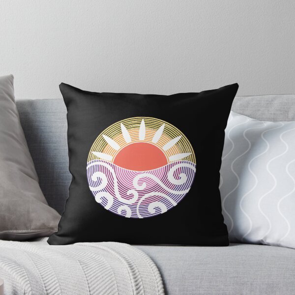 Item preview, Sunrise Over Swirling Ocean Waves Art designed and sold by helencacu.