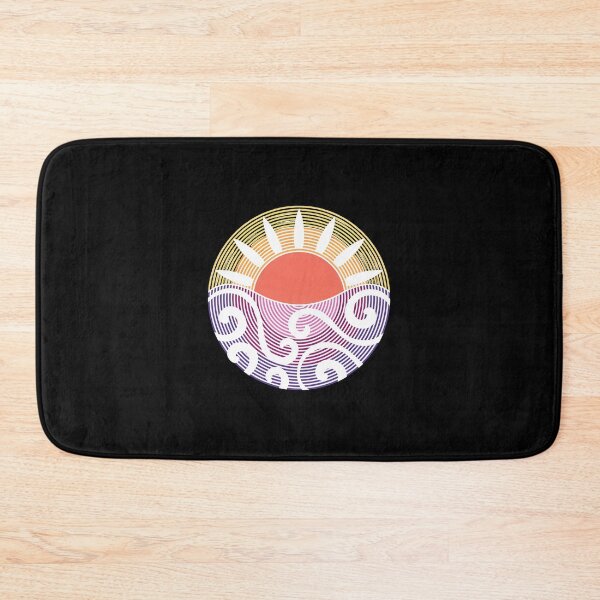 Item preview, Sunrise Over Swirling Ocean Waves Art designed and sold by helencacu.