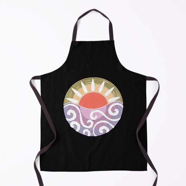 Item preview, Sunrise Over Swirling Ocean Waves Art designed and sold by helencacu.