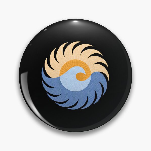 Item preview, Sunrise Wave Circle Graphic designed and sold by wyrichbosle.