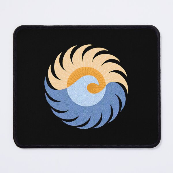 Item preview, Sunrise Wave Circle Graphic designed and sold by wyrichbosle.