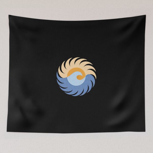 Item preview, Sunrise Wave Circle Graphic designed and sold by wyrichbosle.