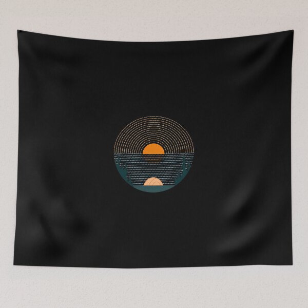 Item preview, Sunset Camping Tent Pine Forest Outdoor Adventure Graphic designed and sold by lamercarv.