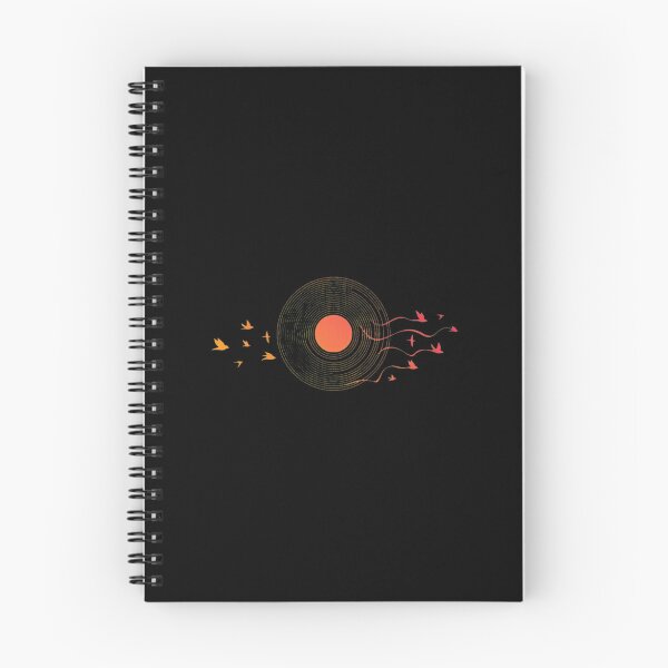 Item preview, Sunset Vinyl Birds Flight Abstract Art designed and sold by fetzrolfs.