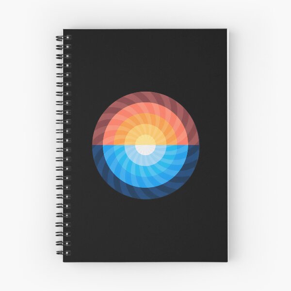 Item preview, Sunset Over Water Circular Abstract Design designed and sold by andrasmar.