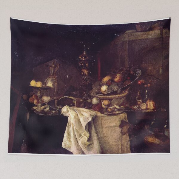 Item preview, La deserte after jan davidsz de heem 1893 designed and sold by VeilOfPigments.