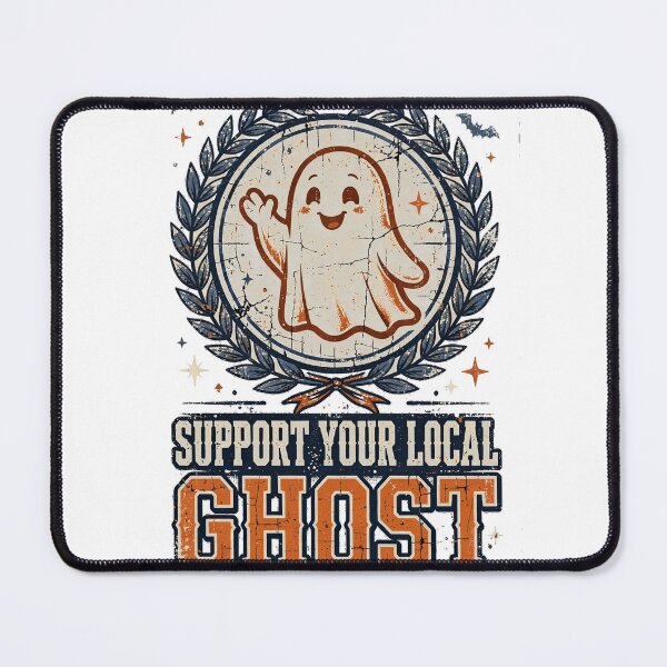 Item preview, Cute Ghost Halloween Retro Spooky T-Shirt designed and sold by Worn and Witty.