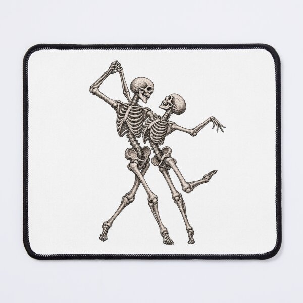 Item preview, Dancing Skeletons Vintage Anatomical Engraving Halloween Gothic designed and sold by SOUFIANE1991.